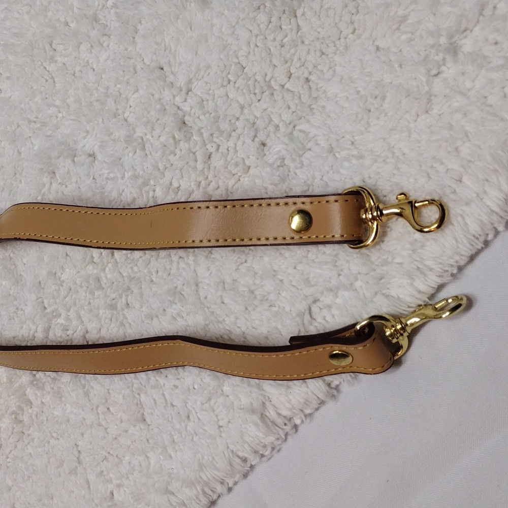Purse Strap Beige 4 Eyelet Adjustable 47"-52" Long x 3/4" Wide #135-11 - Picture 2 of 16